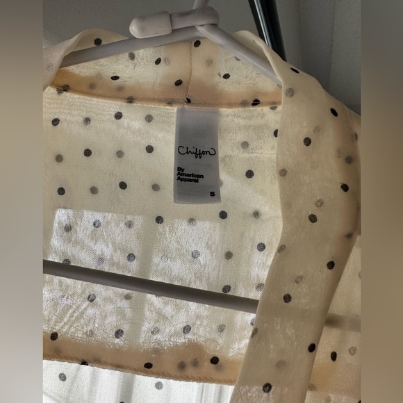 Chiffon polka dot blouse - Picture 3 of 3